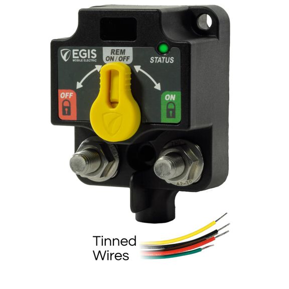 XD Single - Remote Battery Switch with Knob, Tinned Wires image number 0
