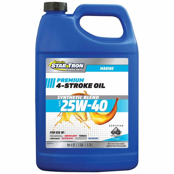 Super Premium 4 Stroke Oil - 25W-40 Synthetic Blend Oil image number 0