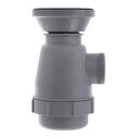 2" Drain, Trap Sink Drain, 1-1/4"-M Thread, w/Chain Stopper Brushed Finish image number 4