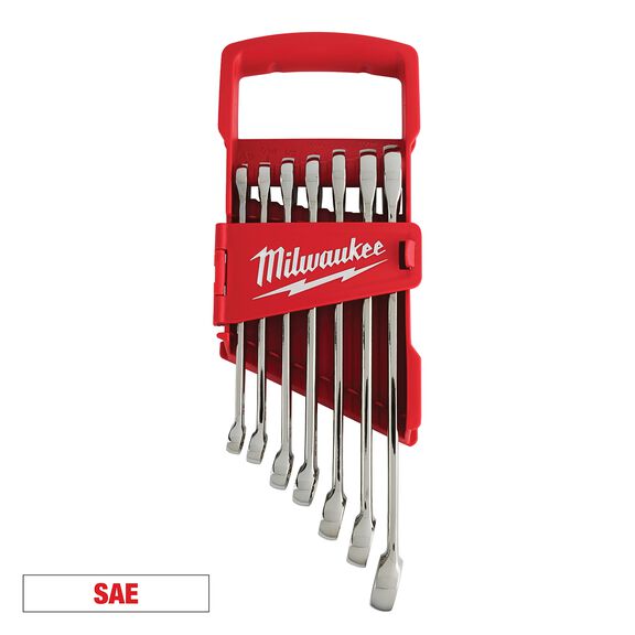 Combination Wrench Set - SAE, 7 Piece image number 0