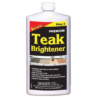 Premium Teak Brightener Step 2, Quart