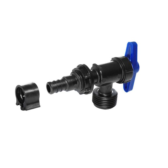 PEXLock 1/2" Barb x 3/4" FPT Hose Bib Valve w/jamb nut image number 0