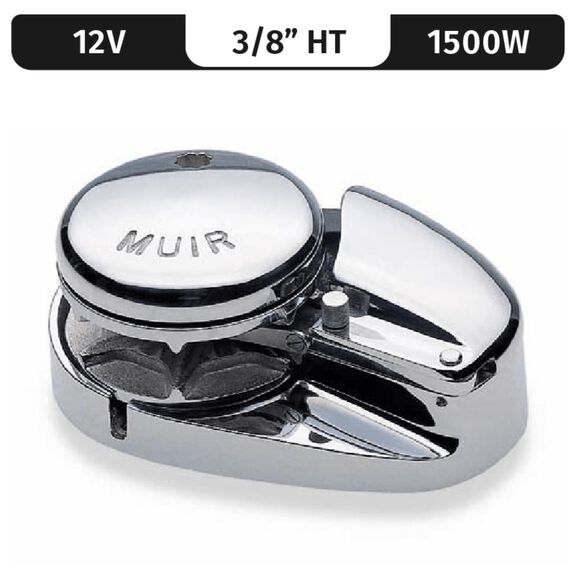 Muir Storm 2500 Low-Profile Windlass, 3/8" HT (G4), 12V DC, 1200W image number 0