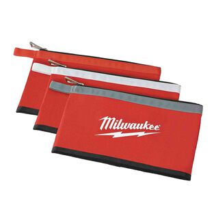 Zipper Pouches, 3 Pack