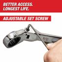 7 pc.SAE Flex Head Ratcheting Combination Wrench Set image number 5