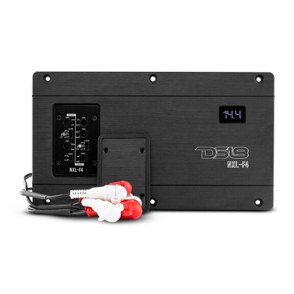 NXL 4-Channel Full-Range Class D IP67 Marine and Powersports Flush Mount Amplifier 4 x 100 Watts Rms @ 4-Ohm image number 0