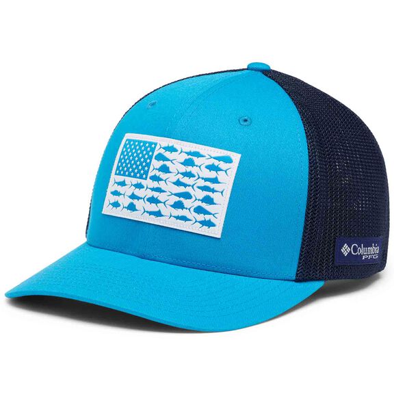 Men's PFG Mesh&trade; Fish Flag Ball Cap image number 0