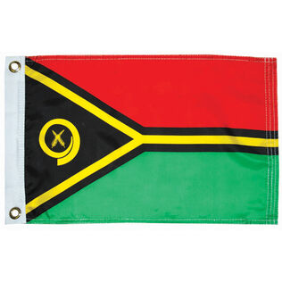 Vanuatu Courtesy Flag, 12" x 18"