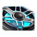 M6-880X-S-GmTi-i 8.8" Marine Coaxial Speakers, Gunmetal and Titanium Sport Grilles with RGB LED Lighting image number 7