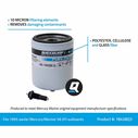 18458Q3 Water Separating Fuel Filter Kit with Black Water Warning Sensor image number 3