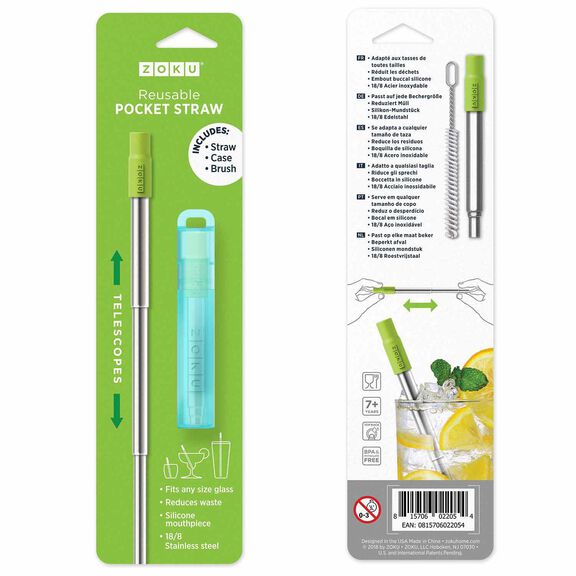 Reusable Telescoping Pocket Straw image number 3