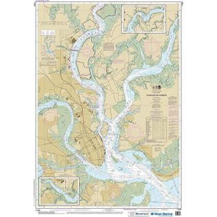Maptech&reg; NOAA Recreational Waterproof Chart-Charleston Harbor, 11524