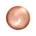 Nautical 9 1/2" Diameter Solid Copper Round Post Cap image number 1