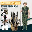 Bass 16 Fishing Rod Round Storage Rack image number 2