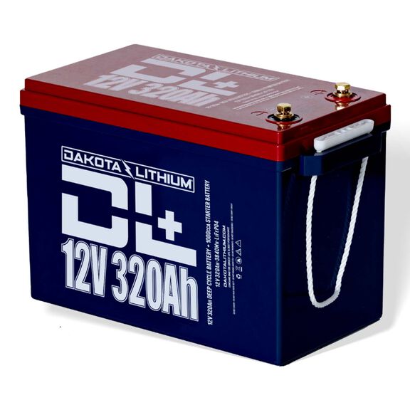 Lithium Iron Phosphate Dual Purpose Battery, 12V, 320Ah, Group 31 image number 2