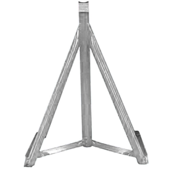 29" to 46" Galvanized Powerboat Stand, Base Only image number 0