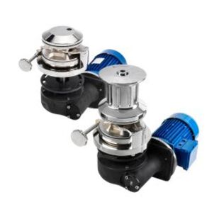 Vert. Axis Stainless Steel Windlass STAR PLUS 2300W, 24V,  10mm DIN766  With Drum