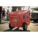 RollR 60 Quart Wheeled Hard Cooler with Tow Handle, Coral image number 7