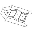 SB-310 or SB-275 Wood Floor Inflatable Boat Replacement Floorboard, #1 Bow Floorboard Piece image number 0