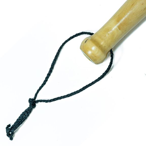16" Wooden Billy Club with Lanyard image number 2