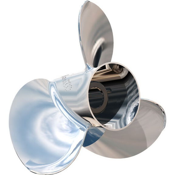 10 3/4" x 12" Express Mach3 E1-1012, 3-Blade, RH, Stainless Steel Propeller image number 0