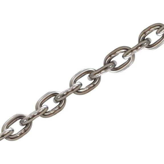 G43 AISI 316 Stainless Steel, Mirror Polished Anchor Chain image number 0