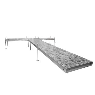 T-Shaped Aluminum with Terrazzo Decking Complete Dock Packages