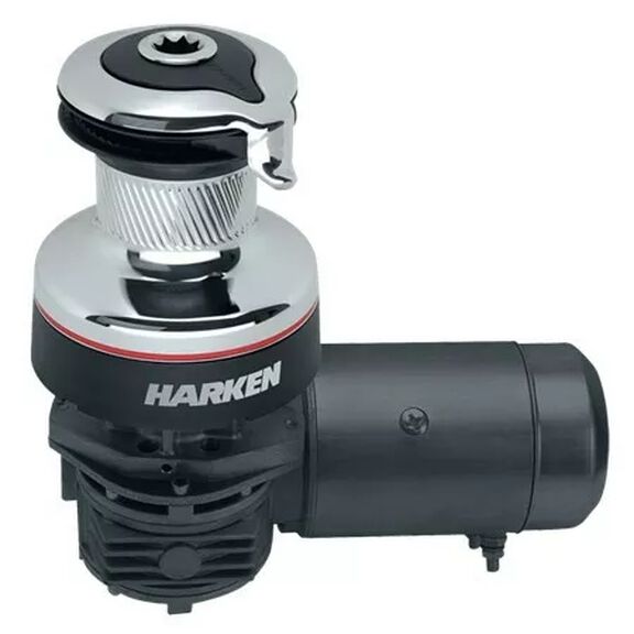 35 Electric Self-Tailing Radial Chrome Winch &mdash; 2 Speed, 12V, Horizontal image number 0