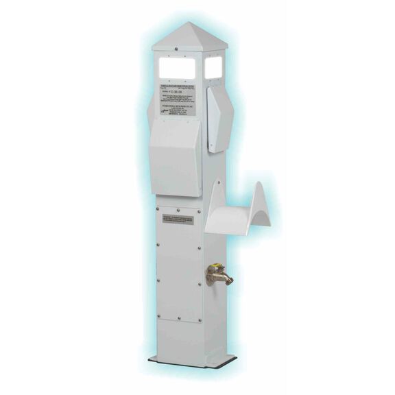 36" Dock Mount Power Pedestal image number 0