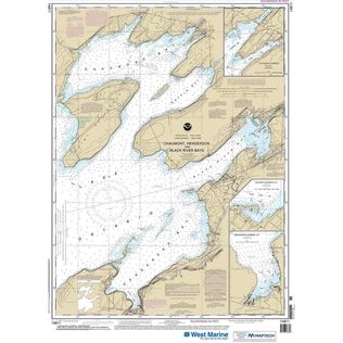 Maptech&reg; NOAA Recreational Waterproof Chart-Chaumont, Henderson and Black River Bays; Sackets Harbor; Henderson Harbor; Chaumont Harbor, 14811