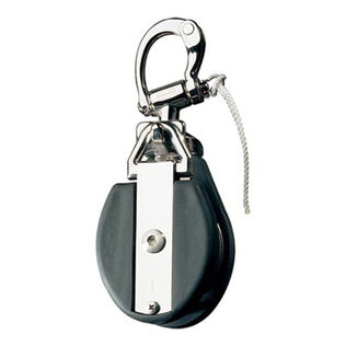 50' Boat Size Snatch Block with Trunnion