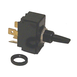 Toggle Switch, On (1)-Off-On (1&2), DPDT