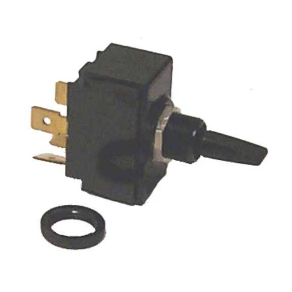 Toggle Switch, On (1)-Off-On (1&2), DPDT image number 0