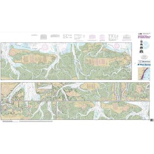 Maptech&reg; NOAA Recreational Waterproof Chart-Intracoastal Waterway Beaufort River to St. Simons Sound, 11507