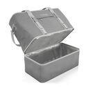 2-in-1 Chillout Bag, Hybrid Cooler Bag with Cooler Compartment, Grey image number 3