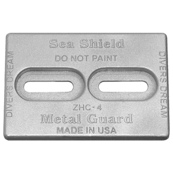 ZHC-4 Anode Plate 1/2 x 4 x 6" w/slot (mini Diver's Dream) image number 0