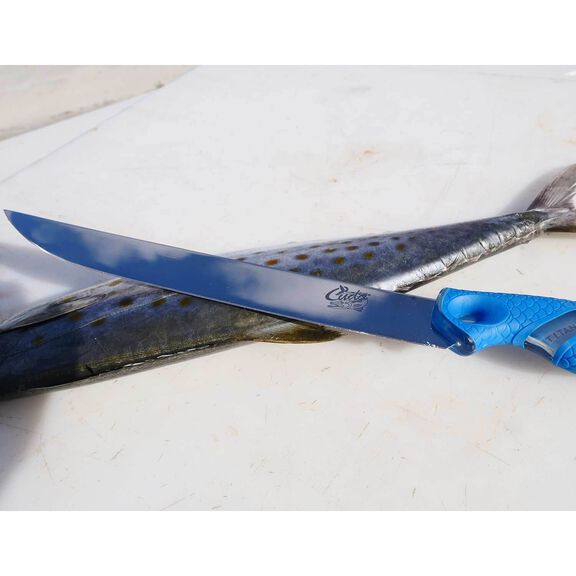 10" Titanium Bonded, Wide, Semi-Flex Fillet Knife image number 3
