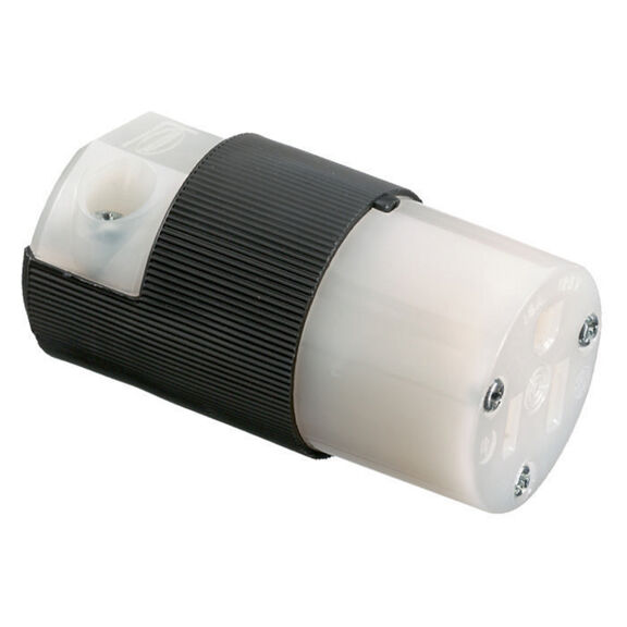 Hubbell Connector, 15A 125V, 5-15r, B/W image number 1