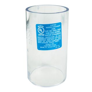 PERKO&reg; Transparent Cylinder for Intake Water Strainer