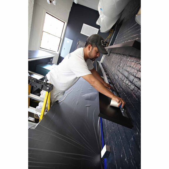 2' x 90' Easy Mask Tape & Drape with 14 Day Blue Tape image number 2