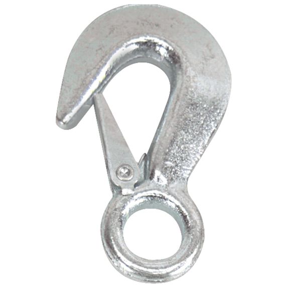 Heavy Duty Forged Winch Hook, Galvanized Steel image number 0