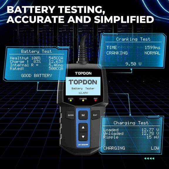 Bluetooth 12V Battery & System Tester image number 6