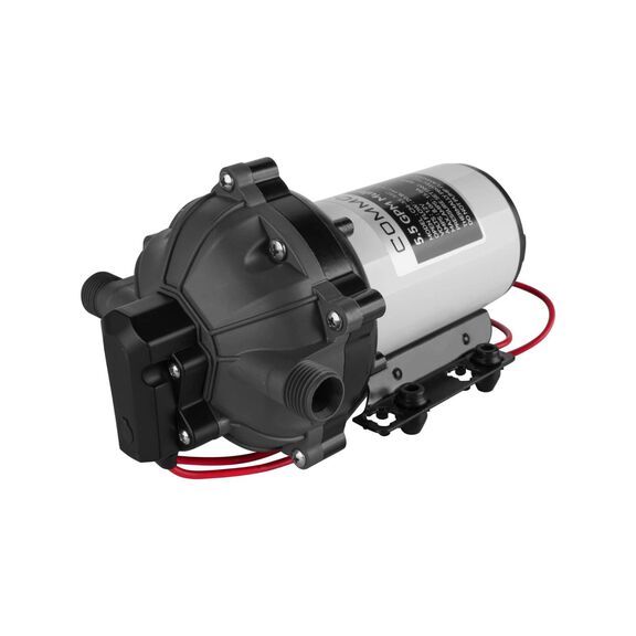 COMMODORE 5.5 GPM / 12V High-Output Diaphragm Water Pump &ndash; 60 PSI, 5-Chamber image number 0