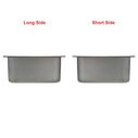 Rectangle Sink Ultra-Mirror Finish, 304 Stainless Steel, 2" Drain, SoundKOTE image number 2