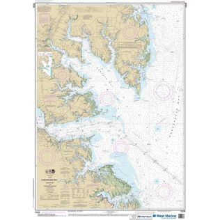 Maptech&reg; NOAA Recreational Waterproof Chart-Chesapeake Bay Mobjack Bay and York River Entrance, 12238