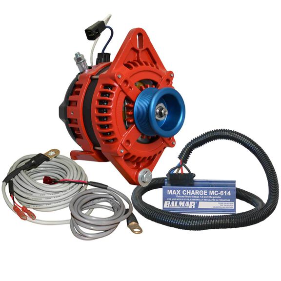XT-Series, 170 Amp, 12 Volt, Single Foot, J10 Pulley Alternator Charge Kit image number 0