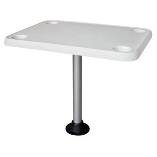 Rectangular Pontoon Table & Pedestal