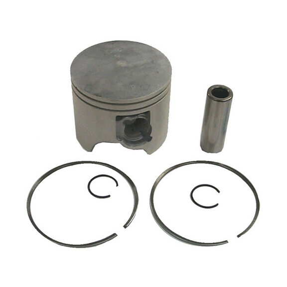 18-4084 Piston Kit .50mm OS Port for Yamaha Outboard Motors image number 0