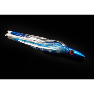 Medium Blue Aluminum Bullet Head Blue/White