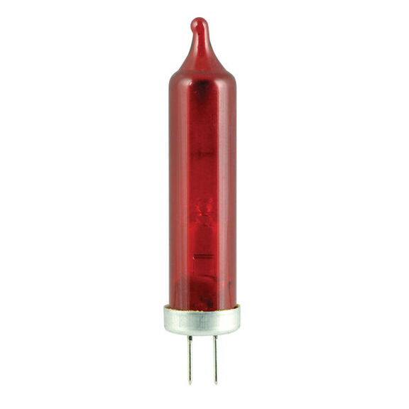 Miniature Halogen Lamp, Bi-Pin Bulb, Red image number 0